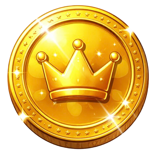 Golden crown coin